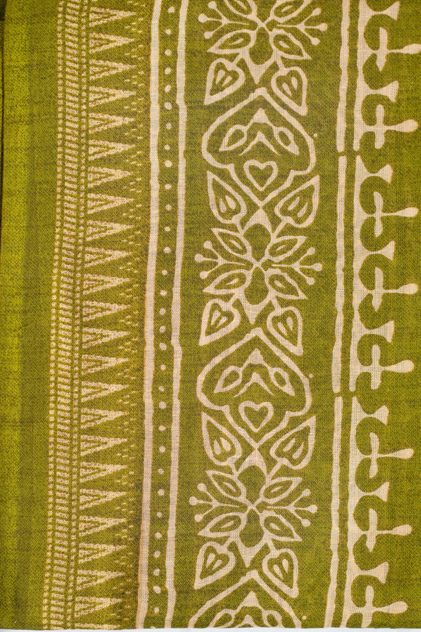 Green Printed Ultra Light Pure Malai Cotton Saree
