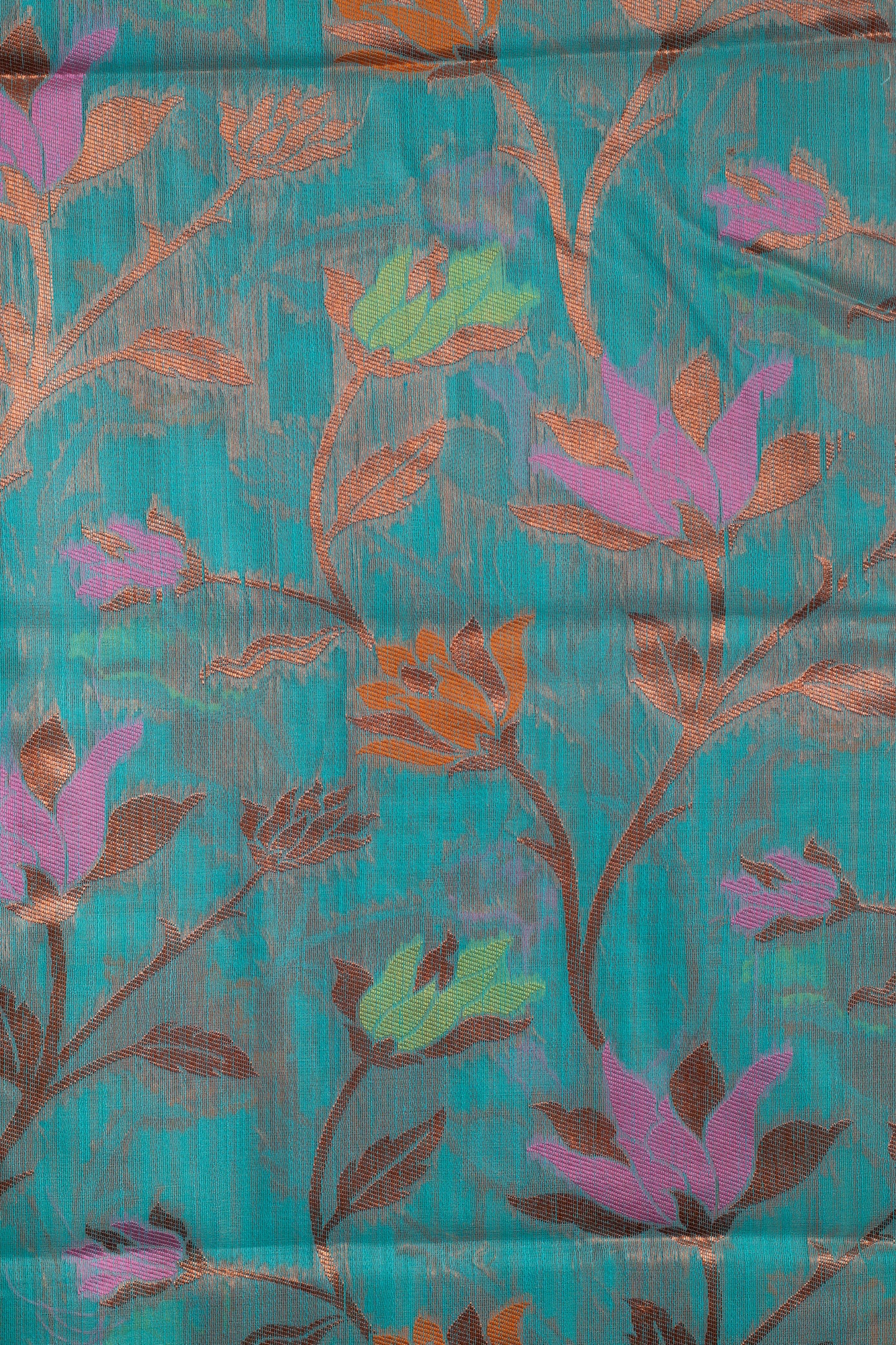 Blue Soft Silk Handloom Saree with Blouse Piece