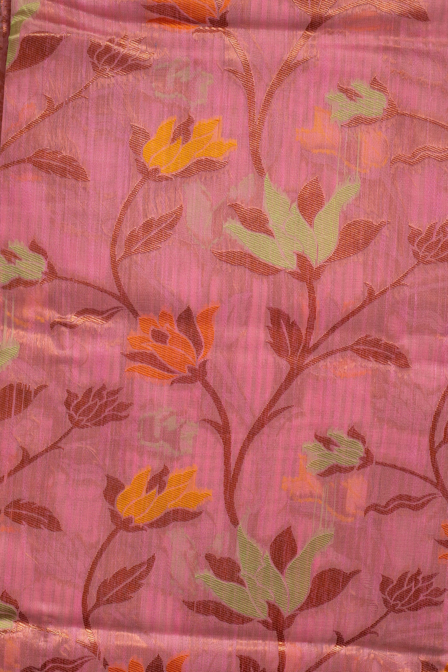 Lilac Soft Silk Handloom Saree with Blouse Piece